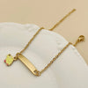 Cartoon Style Geometric 304 Stainless Steel 14K Gold Plated Bracelets In Bulk