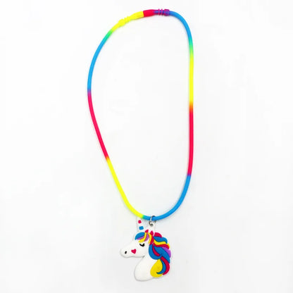 Cartoon Style Geometric Synthetic Resin Necklace