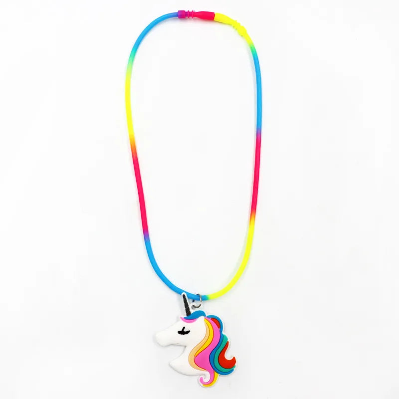 Cartoon Style Geometric Synthetic Resin Necklace