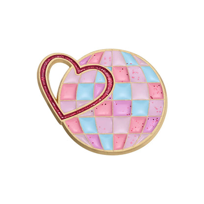 Cartoon Style Heart Shape Ball Alloy Plating Unisex Brooches