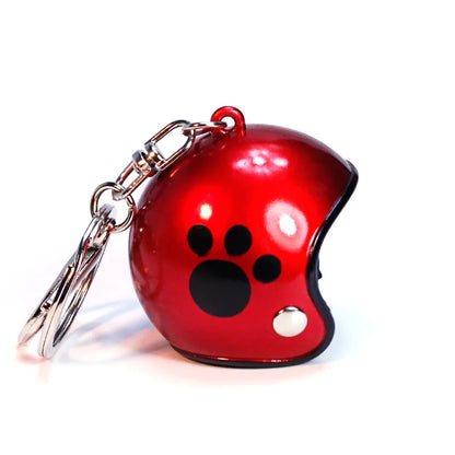 Cartoon Style Helmet Plastic Unisex Bag Pendant Keychain