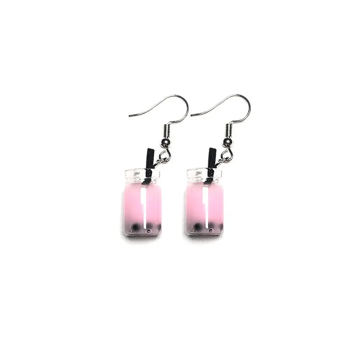 Cartoon Style IG Style Candy Strawberry Dice Resin Women'S Earrings Necklace