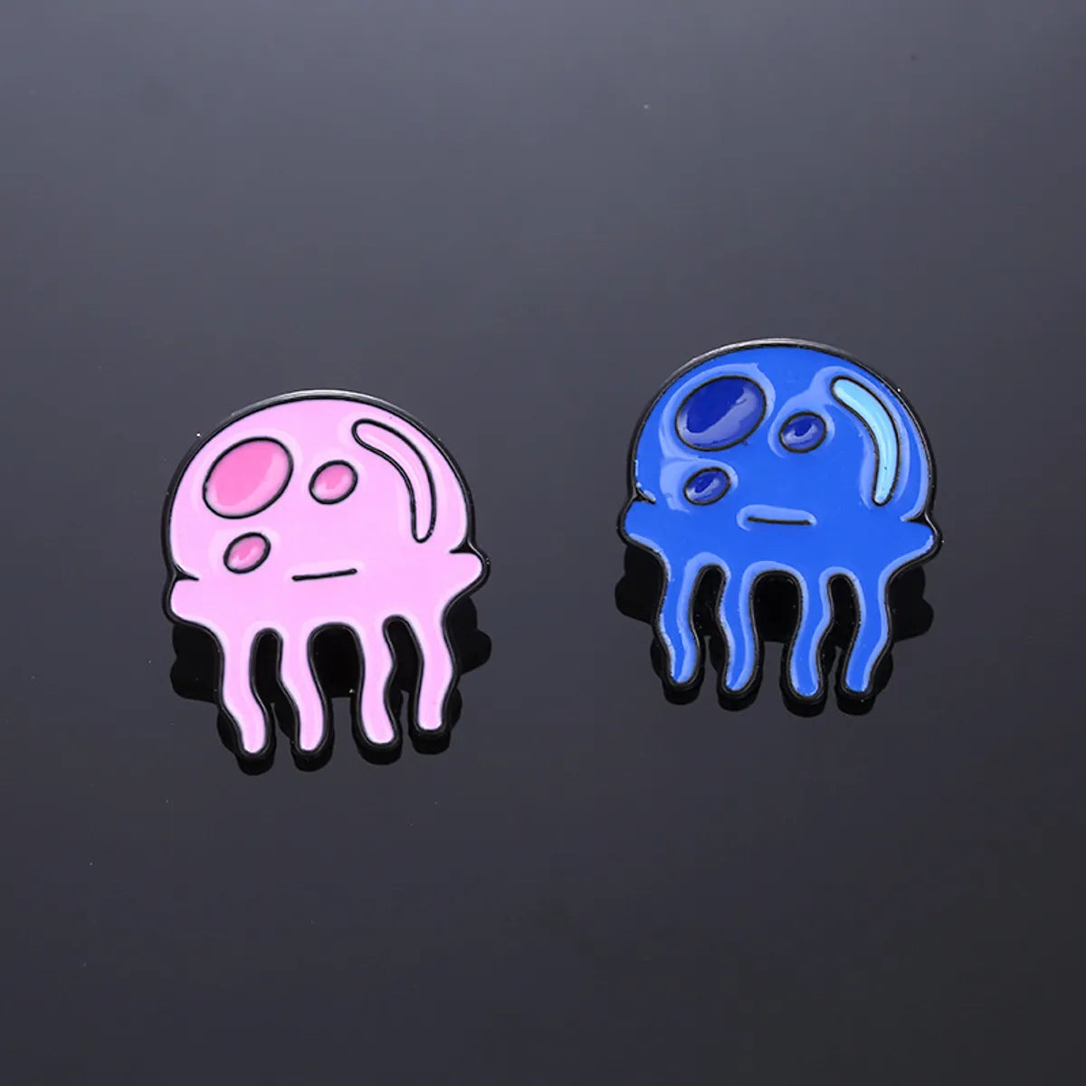 Cartoon Style Jellyfish Alloy Enamel Women'S Brooches