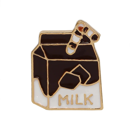 Cartoon Style Letter Alloy Enamel Unisex Brooches