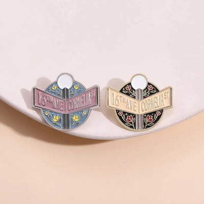 Cartoon Style Letter Alloy Plating Unisex Brooches