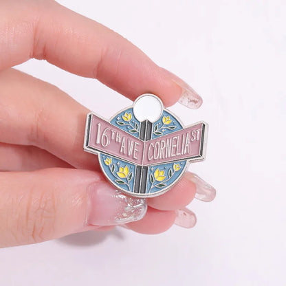 Cartoon Style Letter Alloy Plating Unisex Brooches