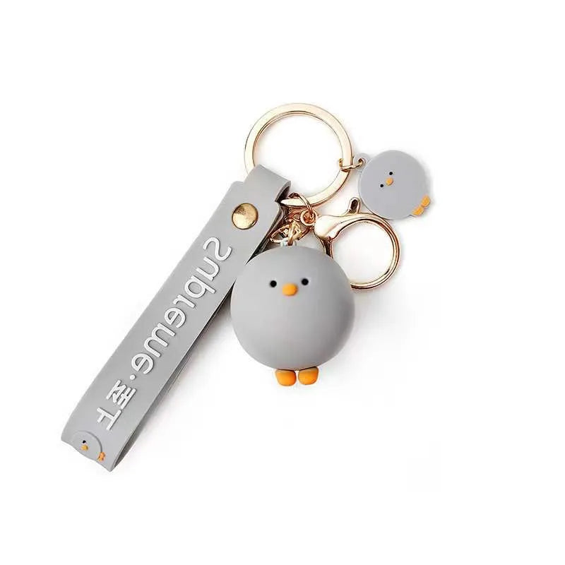 Cartoon Style Letter PVC Unisex Keychain