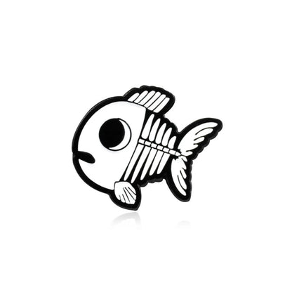 Cartoon Style Mermaid Fish Alloy Enamel Unisex Brooches