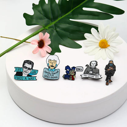 Cartoon Style Modern Style Cartoon Character Alloy Enamel Unisex Brooches