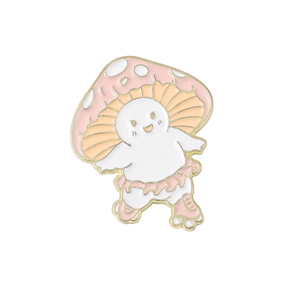 Cartoon Style Mushroom Alloy Enamel Unisex Brooches