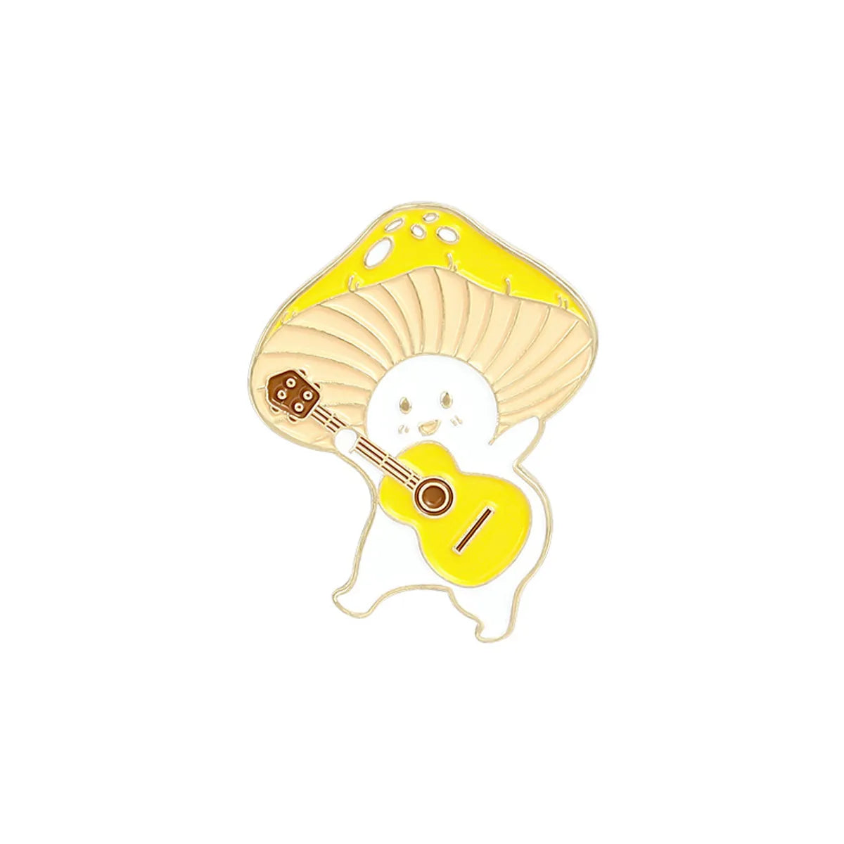 Cartoon Style Mushroom Alloy Enamel Unisex Brooches