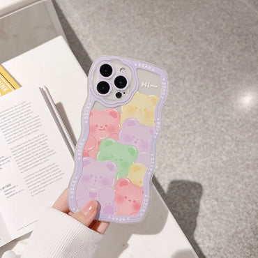 Cartoon Style Novelty Simple Style Animal Bear   Phone Cases