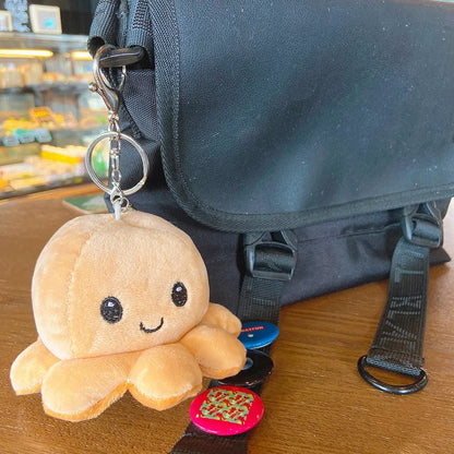 Cartoon Style Octopus Plush Metal Unisex Bag Pendant Keychain