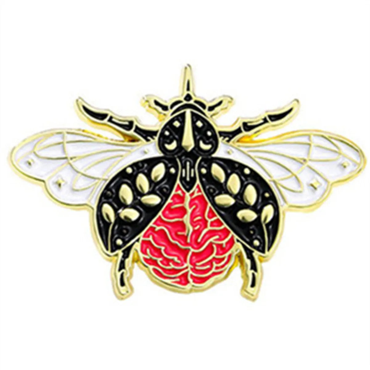 Cartoon Style Pastoral Insect Butterfly Alloy Unisex Corsage Brooches Collar Pin