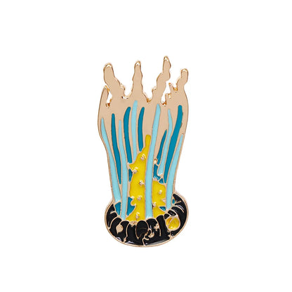 Cartoon Style Pine Alloy Enamel Unisex Brooches