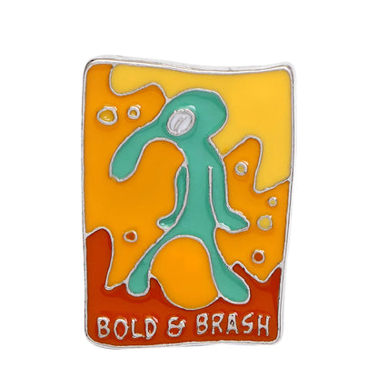 Cartoon Style Pine Alloy Enamel Unisex Brooches