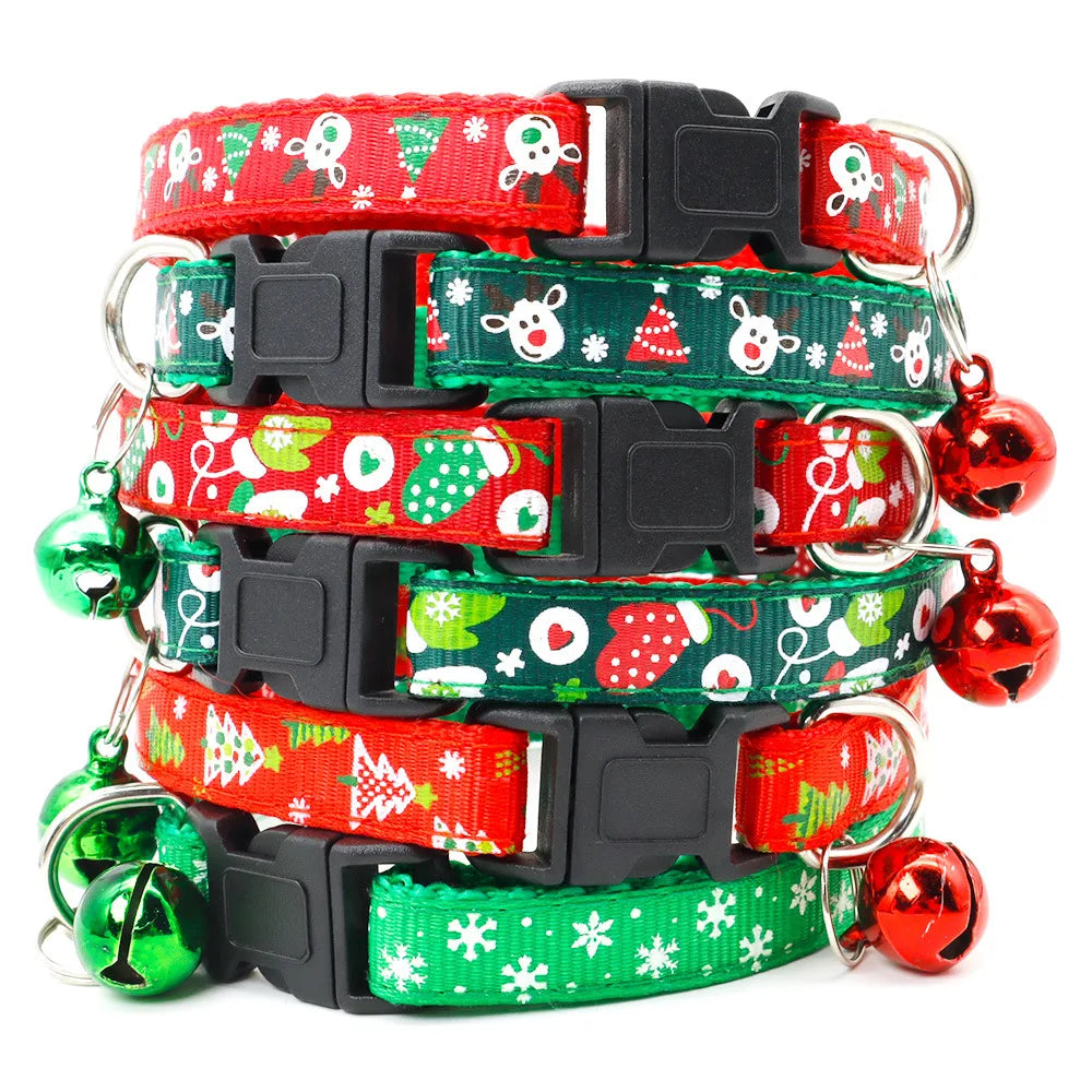 Cartoon Style Polypropylene Fiber Christmas Cartoon Pet Collar