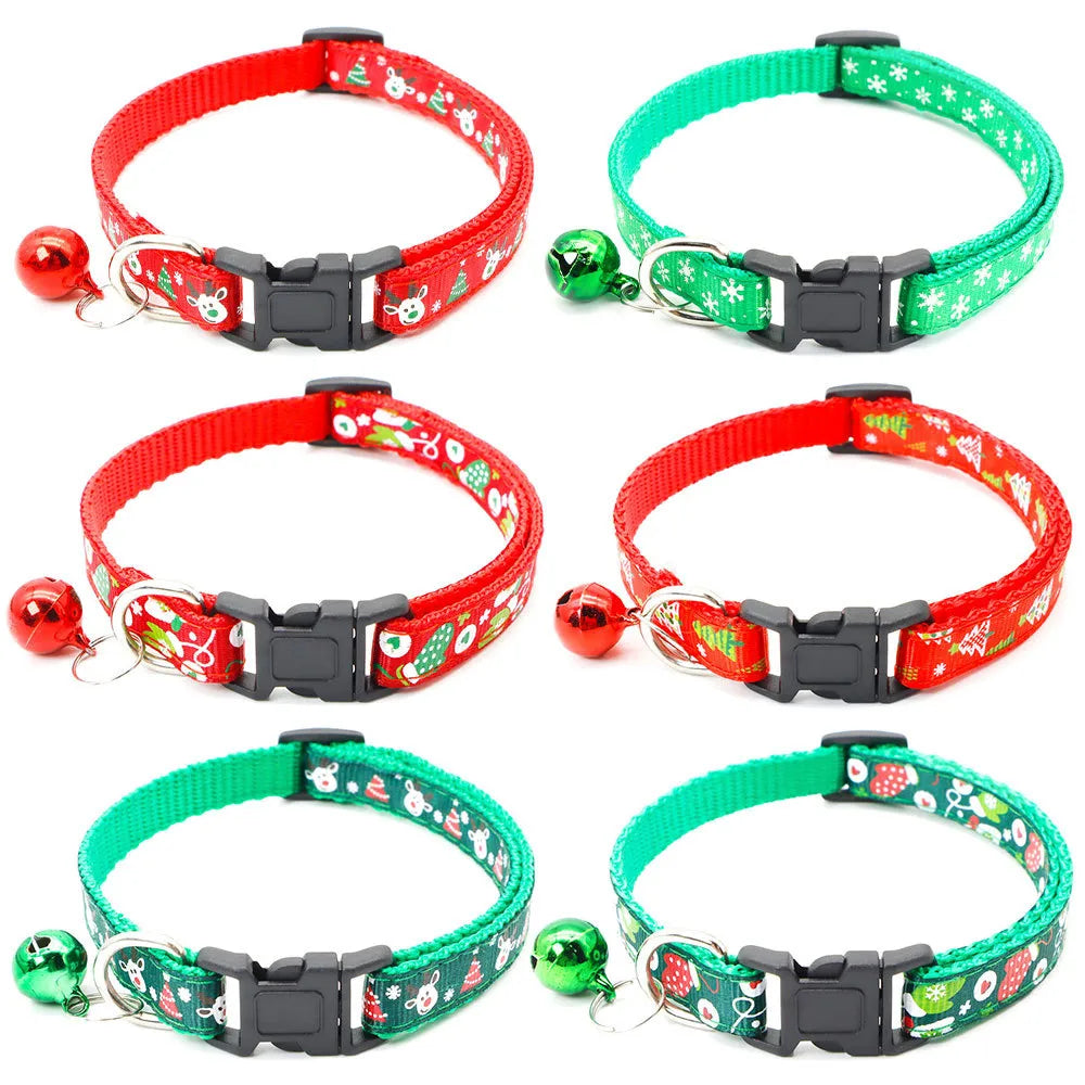 Cartoon Style Polypropylene Fiber Christmas Cartoon Pet Collar