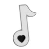 Cartoon Style Retro Guitar Notes Alloy Stamping Stoving Varnish Plating Kid'S Brooches