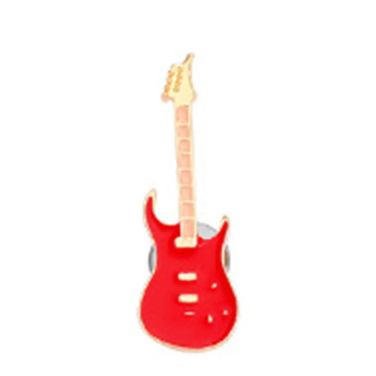 Cartoon Style Retro Guitar Notes Alloy Stamping Stoving Varnish Plating Kid'S Brooches