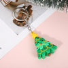 Cartoon Style Santa Claus Silica Gel Christmas Unisex Bag Pendant Keychain