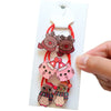 Cartoon Style Santa Claus Snowman Arylic Plastic Hair Clip Hair Tie 1 Set