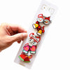 Cartoon Style Santa Claus Snowman Arylic Plastic Hair Clip Hair Tie 1 Set