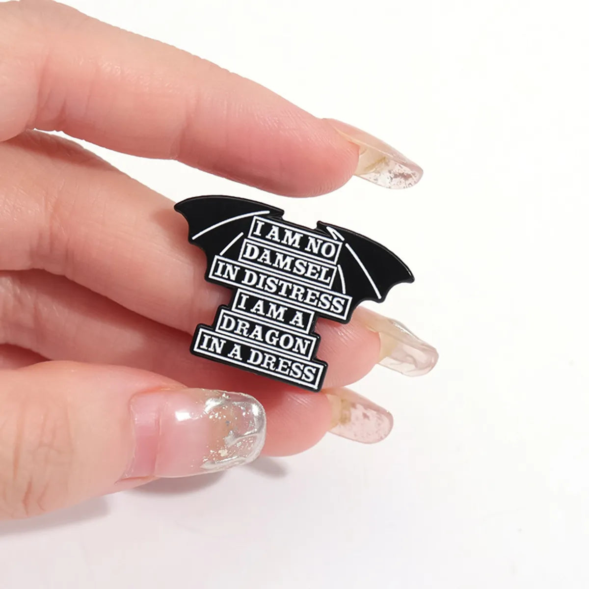 Cartoon Style Simple Style Letter Wings Alloy Plating Unisex Brooches