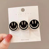 Cartoon Style Smile Face Arylic Hair Clip