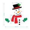 Cartoon Style Snowman Synthetic Resin