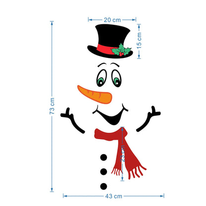 Cartoon Style Snowman Synthetic Resin