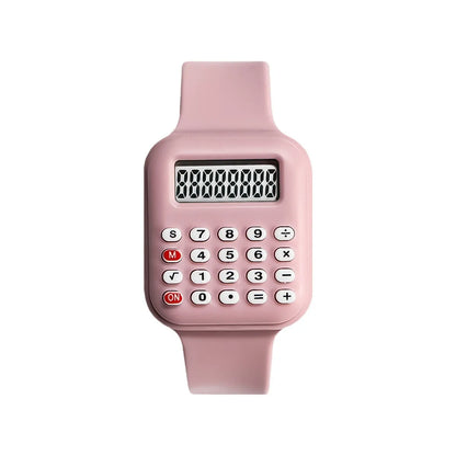 Cartoon Style Solid Color Electronic Kids Watches