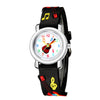 Cartoon Watch 3d Embossed Guitar Pattern Plastic Band Children'S Watch Literary Fan Boy Girl Student Watch