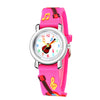 Cartoon Watch 3d Embossed Guitar Pattern Plastic Band Children'S Watch Literary Fan Boy Girl Student Watch