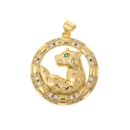 Casual Animal Zircon Copper Wholesale Charms Jewelry Accessories