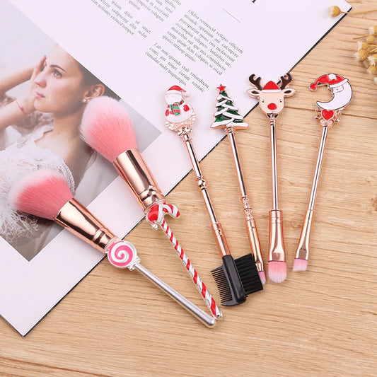 Casual Artificial Fiber Metal Metal Handle Makeup Brushes 1 Set