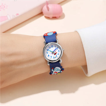 Casual Astronaut Buckle Quartz Kids Watches