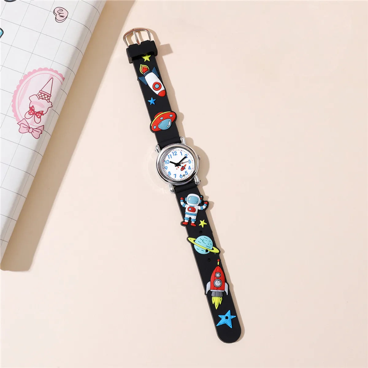 Casual Astronaut Buckle Quartz Kids Watches