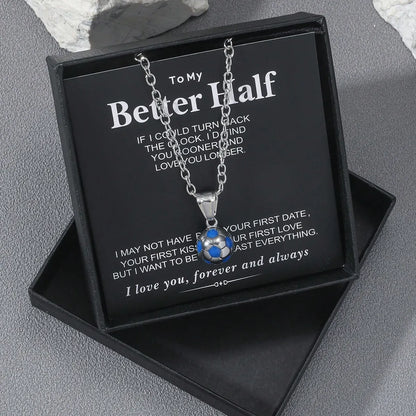 Casual Basketball Football Stainless Steel Enamel Unisex Pendant Necklace