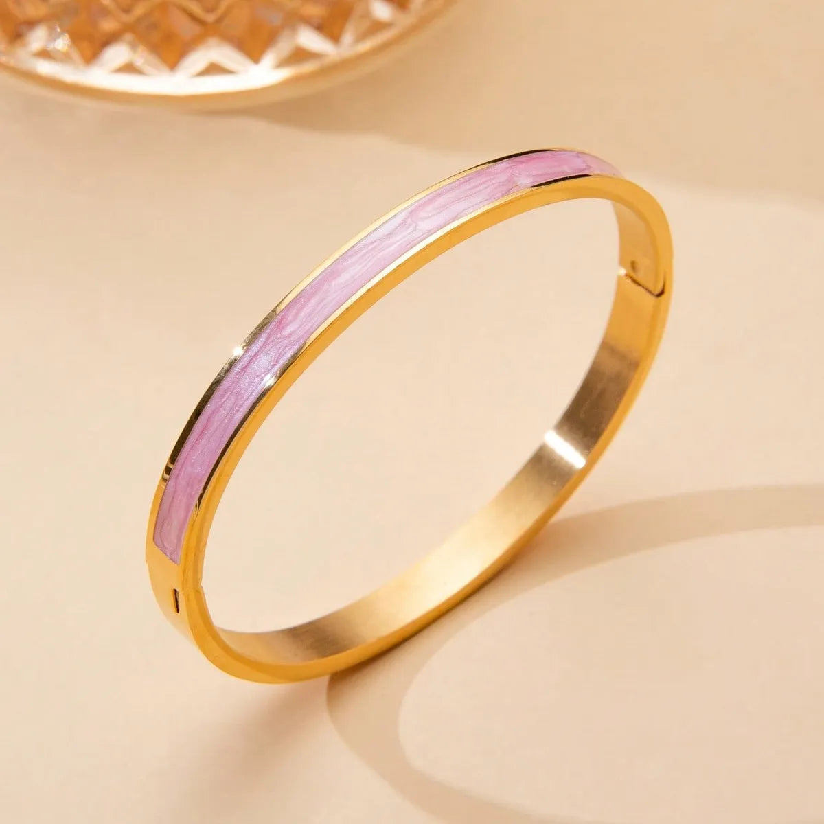 Casual Business Simple Style Geometric 304 Stainless Steel Wholesale Bangle