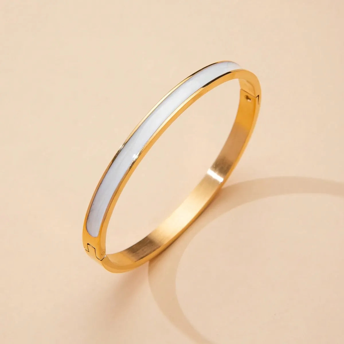 Casual Business Simple Style Geometric 304 Stainless Steel Wholesale Bangle