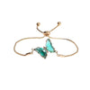 Casual Butterfly Copper Drawstring Rhinestones Bracelets 1 Piece