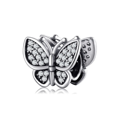 Casual Butterfly Sterling Silver Wholesale Jewelry Accessories