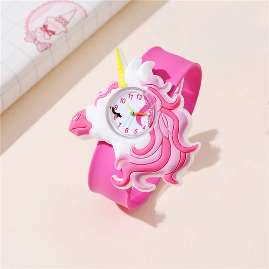 Casual Cartoon Buckle Quartz Kids Watches