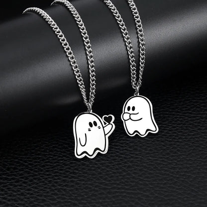 Casual Cartoon Character Stainless Steel Handmade Pendant Necklace