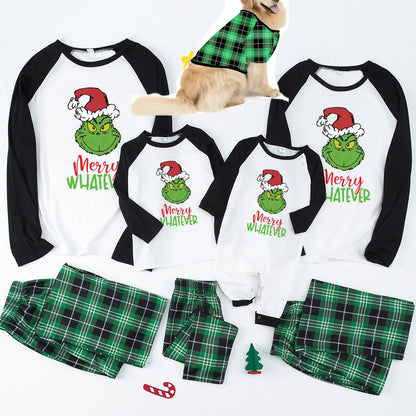 Casual Cartoon Letter Cotton Printing Pants Sets Family Matching Outfits