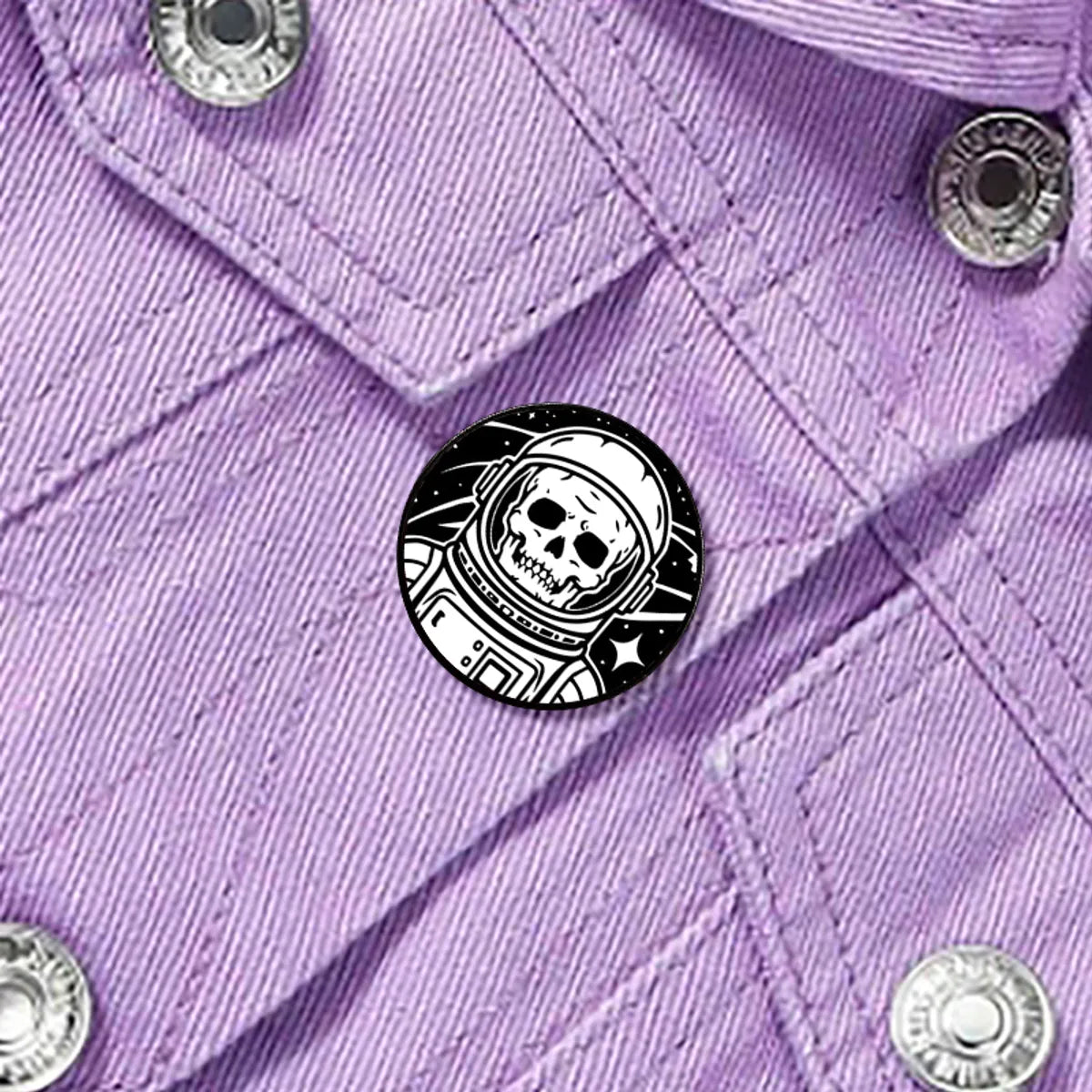 Casual Cartoon Style Skull Alloy Unisex Brooches