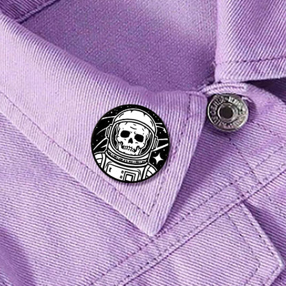 Casual Cartoon Style Skull Alloy Unisex Brooches