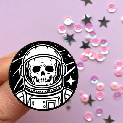 Casual Cartoon Style Skull Alloy Unisex Brooches