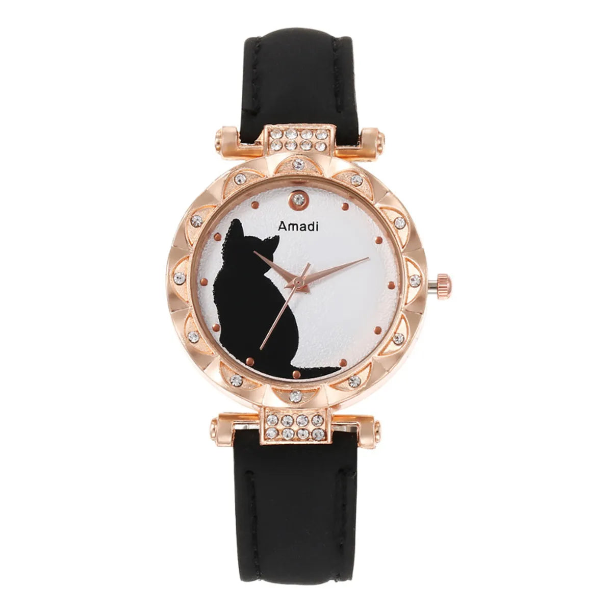 Casual Cat Buckle Quartz Women'S Watches